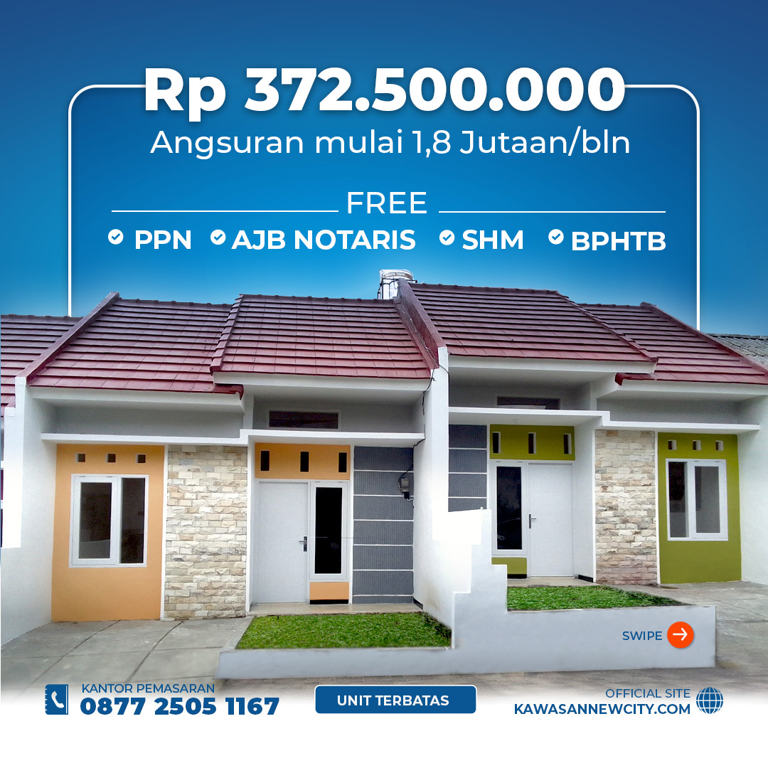 Rumah dikota malang harga 300 Jutaan